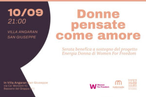 Donne pensate come amore. I Giudici in concerto con un tributo a Fabrizio De André per Women For Freedom